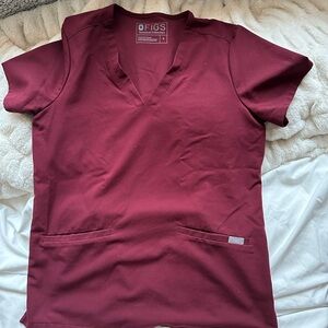 Figs Women's Burgundy Set